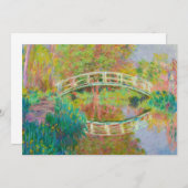 Claude Monet - Japanse voetbrug, Giverny Bedankkaart (Voorkant / Achterkant)