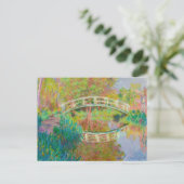 Claude Monet - Japanse voetbrug, Giverny Briefkaart (Staand voorkant)