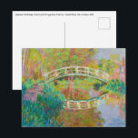 Claude Monet - Japanse voetbrug, Giverny Briefkaart<br><div class="desc">Japanse voetbrug, Giverny (Le Pont japonais, Giverny) - Claude Monet, olie op doek, 1895</div>