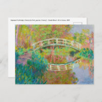 Claude Monet - Japanse voetbrug, Giverny