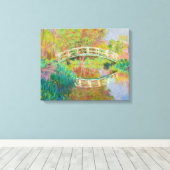 Claude Monet - Japanse voetbrug, Giverny Canvas Afdruk (Insitu (Houten vloer))
