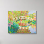 Claude Monet - Japanse voetbrug, Giverny Canvas Afdruk (Voorkant)