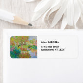 Claude Monet - Japanse voetbrug, Giverny Etiket (Insitu)