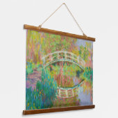 Claude Monet - Japanse voetbrug, Giverny Hangend Wandkleed (Gebogen)