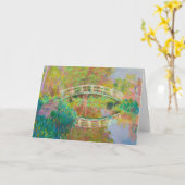 Claude Monet - Japanse voetbrug, Giverny Kaart (Gele Bloem)