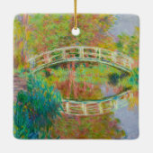 Claude Monet - Japanse voetbrug, Giverny Keramisch Ornament (Achterkant)