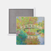 Claude Monet - Japanse voetbrug, Giverny Magneet (Voorkant / Achterkant)