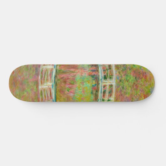 Claude Monet - Japanse voetbrug, Giverny Persoonlijk Skateboard (Horizontaal)