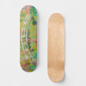 Claude Monet - Japanse voetbrug, Giverny Persoonlijk Skateboard (Voorkant)