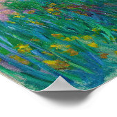 Claude Monet - Japanse voetbrug, Giverny Poster (Hoek)