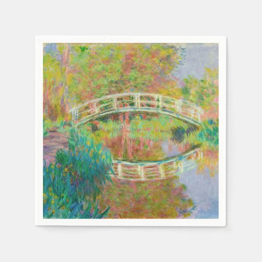 Claude Monet - Japanse voetbrug, Giverny Servet (Voorkant)