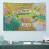 Claude Monet - Japanse voetbrug, Giverny Spandoek (Beurs)