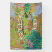 Claude Monet - Japanse voetbrug, Giverny Spandoek (Verticaal)