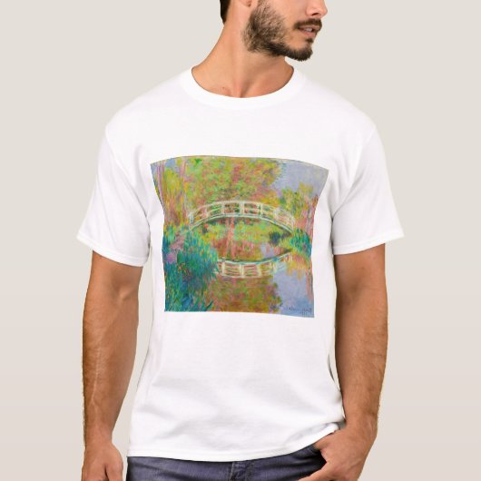 Claude Monet - Japanse voetbrug, Giverny T-shirt (Voorkant)