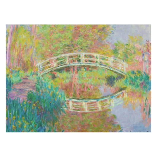 Claude Monet - Japanse voetbrug, Giverny Tafelkleed (Voorkant (Horizontaal))