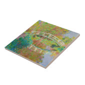 Claude Monet - Japanse voetbrug, Giverny Tegeltje (Zijkant)