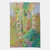 Claude Monet - Japanse voetbrug, Giverny Theedoek (Verticaal)