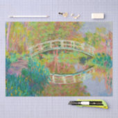 Claude Monet - Japanse voetbrug, Giverny Tissuepapier (Craft)