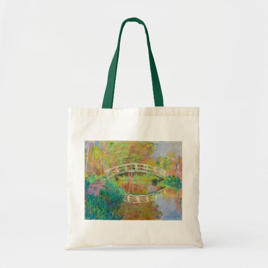 Claude Monet - Japanse voetbrug, Giverny Tote Bag (Voorkant)