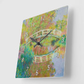 Claude Monet - Japanse voetbrug, Giverny Vierkante Klok (Hoek)