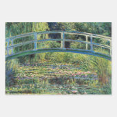 Claude Monet - Japanse voetbrug in Giverny Inpakpapier Vel (Voorkant 3)