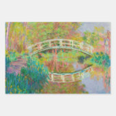 Claude Monet - Japanse voetbrug in Giverny Inpakpapier Vel (Voorkant)