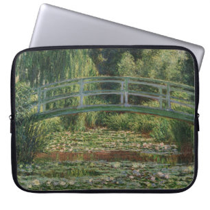 Claude Monet Japanse Voetbrug & Water Lily Pool Laptop Sleeve