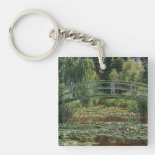 Claude Monet Japanse Voetbrug & Water Lily Pool Sleutelhanger