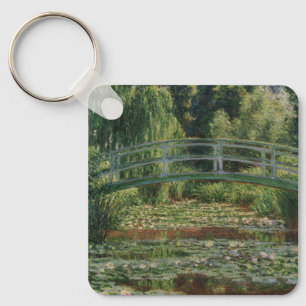 Claude Monet Japanse Voetbrug & Water Lily Pool Sleutelhanger