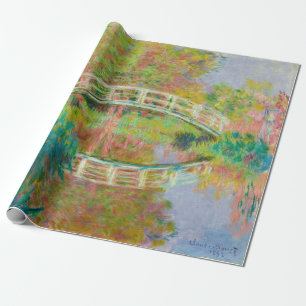 Claude Monet - Japanse voetgangersbrug, Giverny Cadeaupapier