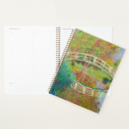 Claude Monet - Japanse voetgangersbrug, Giverny Planner (Display)