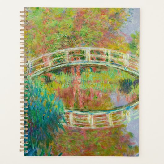 Claude Monet - Japanse voetgangersbrug, Giverny Planner (Voorkant)
