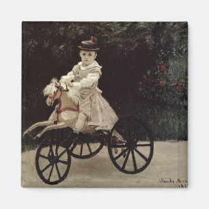 Claude Monet Jean Monet op zijn Hobby Horse, 187 Magneet