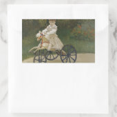 Claude Monet - Jean Monet over zijn Hobby-paard Rechthoekige Sticker (Tas)