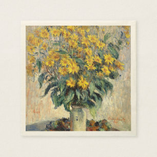 Claude Monet Jerusalem Artichoke Flowers 1880 Servet