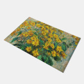 Claude Monet - Jerusalem Artichoke Flowers Deurmat (Schuin)