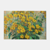 Claude Monet - Jerusalem Artichoke Flowers Deurmat (Voorkant)