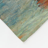 Claude Monet - Jerusalem Artichoke Flowers Fleece Deken (Hoek)