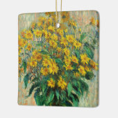 Claude Monet - Jerusalem Artichoke Flowers Keramisch Ornament (Links)