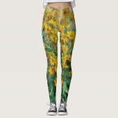 Claude Monet - Jerusalem Artichoke Flowers Leggings (Voorkant)