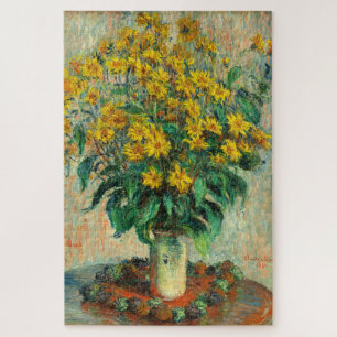 Claude Monet - Jerusalem Artichoke Flowers Legpuzzel