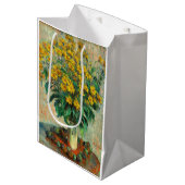 Claude Monet - Jerusalem Artichoke Flowers Medium Cadeauzakje (Voorkant Gekanteld)