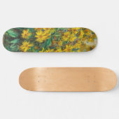 Claude Monet - Jerusalem Artichoke Flowers Persoonlijk Skateboard (Horizontaal)