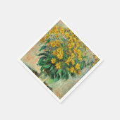 Claude Monet - Jerusalem Artichoke Flowers Servet (Hoek)