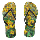 Claude Monet - Jerusalem Artichoke Flowers Teenslippers (Voetbed)