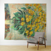 Claude Monet - Jerusalem Artichoke Flowers Wandkleed (In Situ (horizontaal))