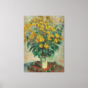  Claude Monet Jerusalem Artichokes Canvas Afdruk