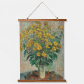 Claude Monet Jerusalem Artichokes Hangend Wandkleed (Voorkant)