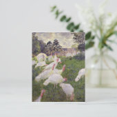 Claude Monet | Kalkoenen in Chateau de Rottembourg Briefkaart (Staand voorkant)