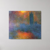 Claude Monet - Kamers van het Parlement Canvas Afdruk (Voorkant)